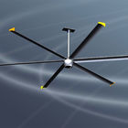 침묵하는 무브러시 DC 모터 천장 선풍기/2.4m 주거 장식을 위한 8개 발 천장 선풍기