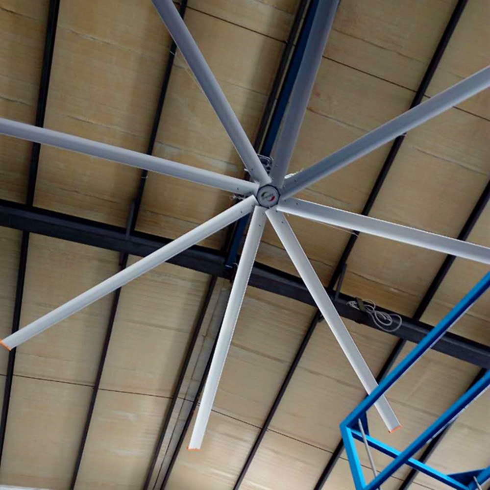 전기 작업장 금속 잎 천장 선풍기, 22 FT 산업 상점 천장 선풍기