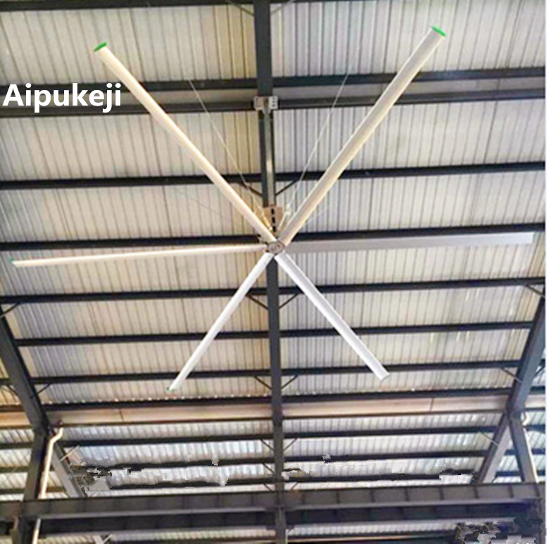 높은 볼륨 저속 10 FT 천장 선풍기, 공장을 위한 AC 모터 천장 선풍기