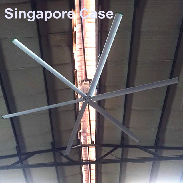 6개의 잎 큰 천장 선풍기 독일 모터를 가진 에너지 절약 18 ft 5.5m