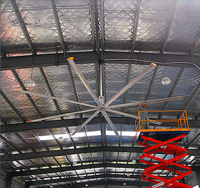 알루미늄 큰 천장 선풍기 큰 크기 저출력 소비 천장 선풍기 24 ft/20 ft